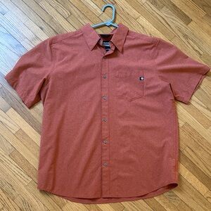 Marmot Men's Brick Red Casual Button Down Shirt